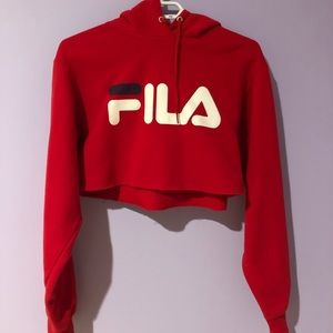 FILA CROPPED HOODIE